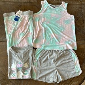Girls 4-piece BCBG Pijama Set L(14/16)